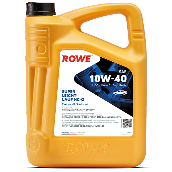 RW SLEICHT HC-O 10W40 5L ROWE S/LEICHT HC-O 10W40 5L